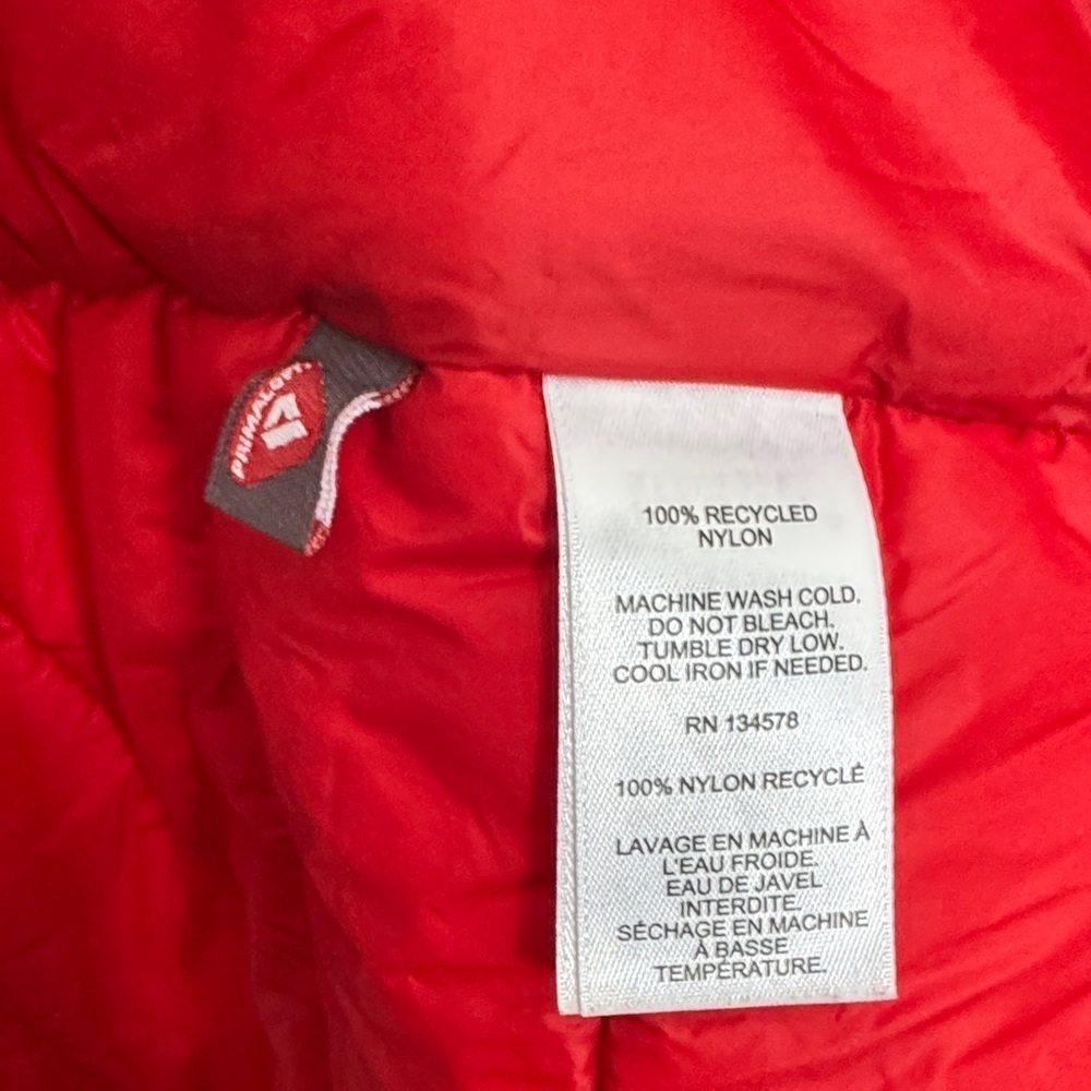 Vineyard Vines Kids Bright Red Puffer Jacket with Blue Accents - Picture 7 of 9